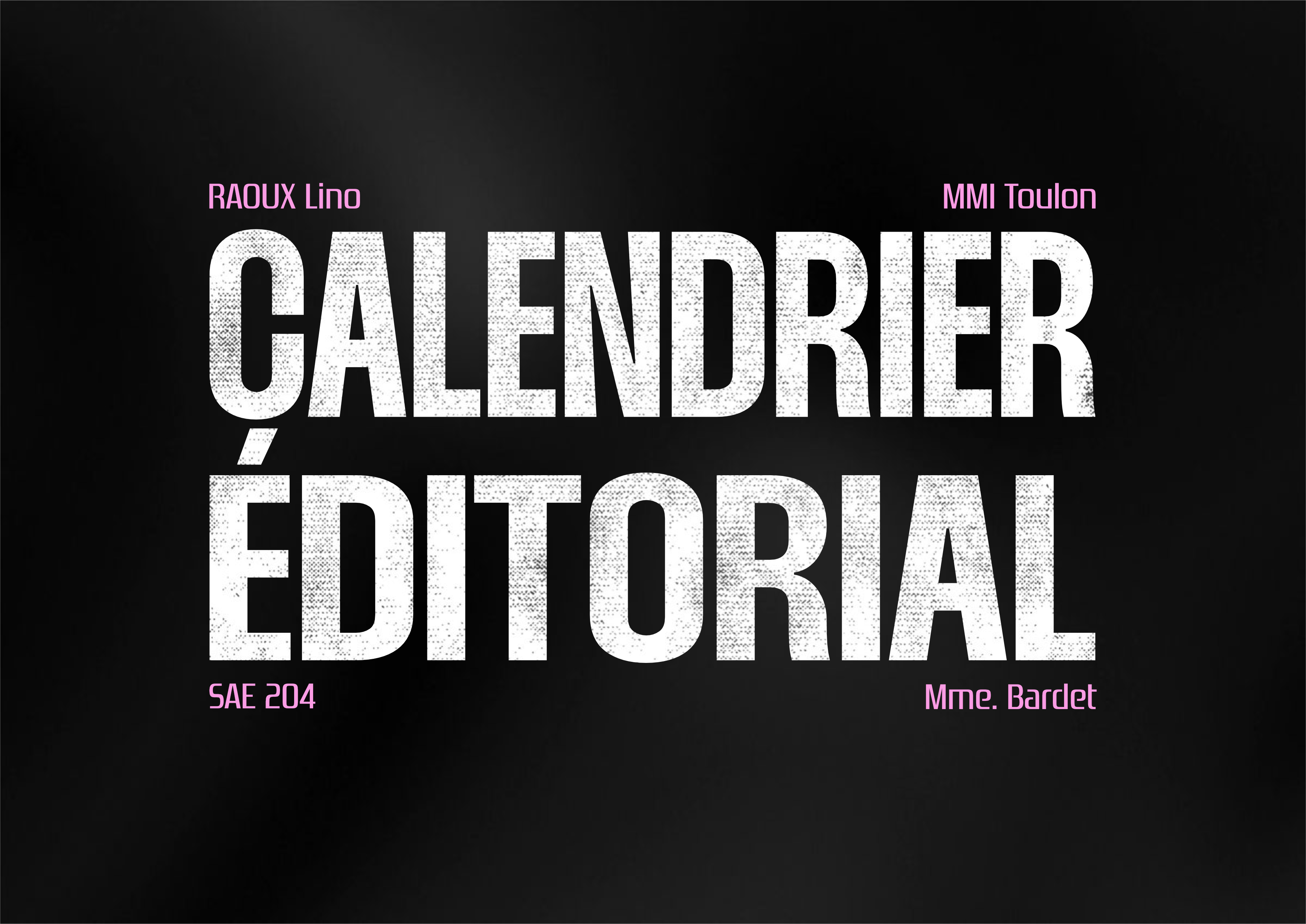 Calendrier Éditorial
